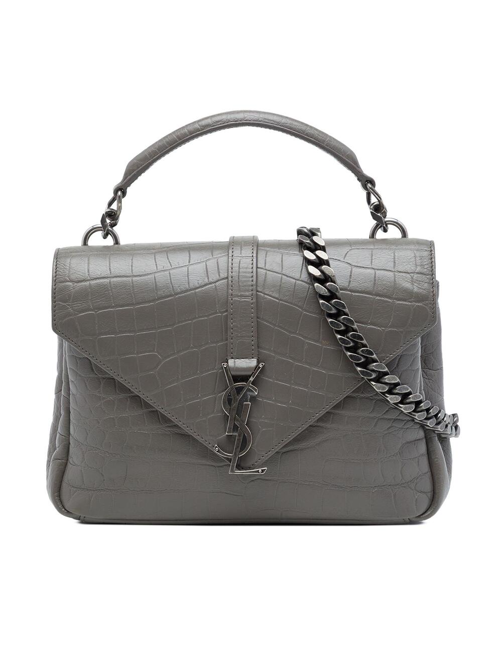 Saint Laurent Medium Croc Embossed #350393S13B